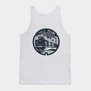 Yamaguchi City Manhole Cover Art Alternative Color Tank Top